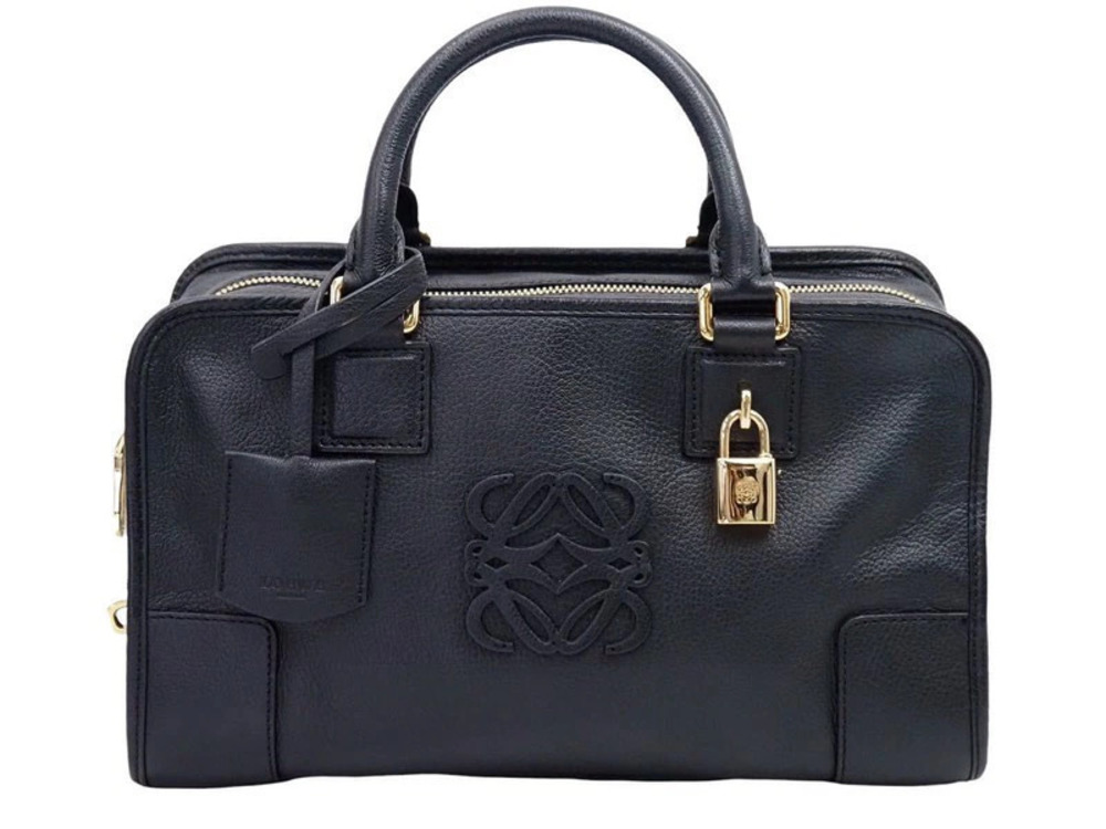 Loewe Amazona leather Handbag black